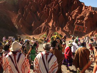 carnival celebration in argentina village