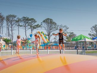 kids playing playground