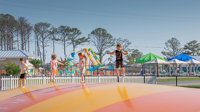 kids playing playground