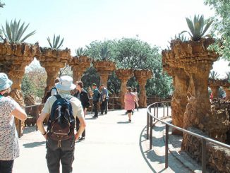 old senior couple day trip