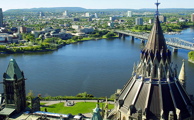 ottawa seen from above