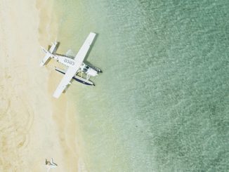 seaplane near beach