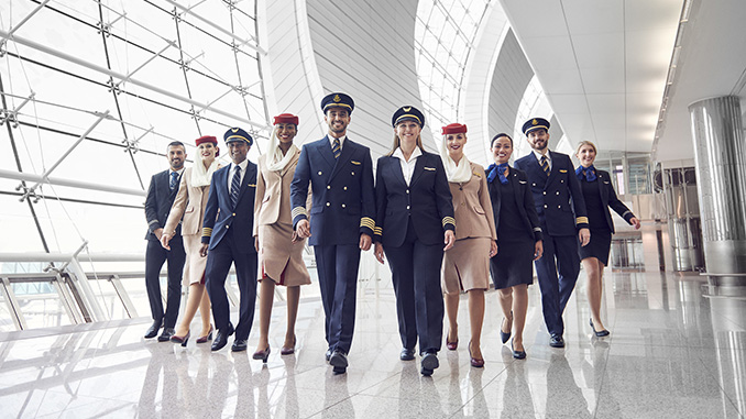 pilots and flight attendants