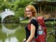 woman tourist visiting japan
