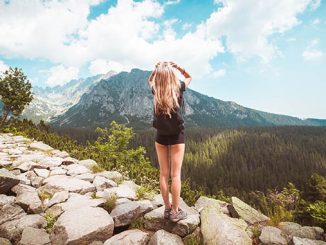young woman traveler